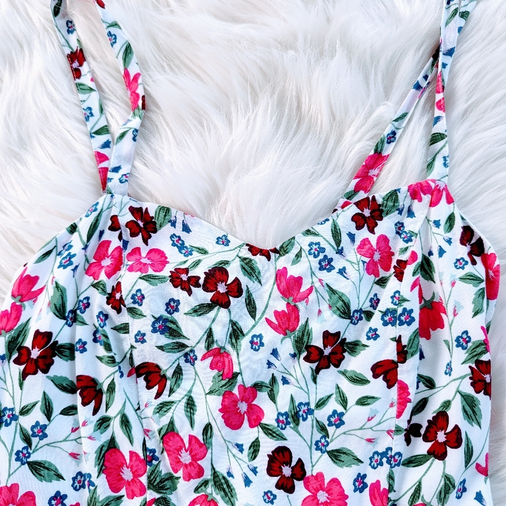OLD NAVY flower summer spaghetti strap dress, size XS - Picture 3 of 6